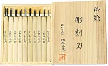 Amazon | 本喜秀 彫刻刀 7本組 | 彫刻刀